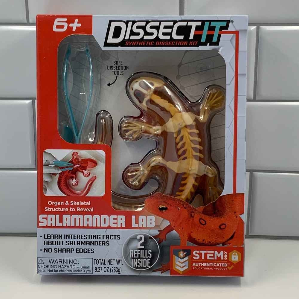 Dissect-It Synthetic Dissection Kit Salamander Lab STEM Toy New 1067-9906